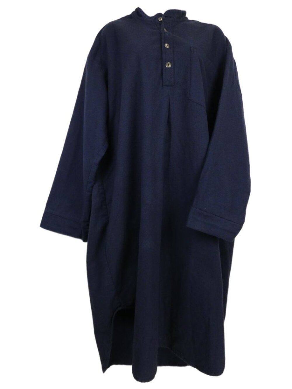 Snooz Pajamas Unisex One Size Blue Sleep Dress Cotton Front Pocket BIG Vintage